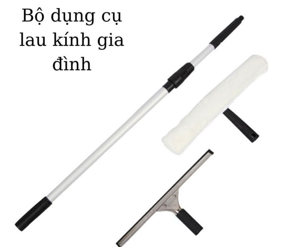 Bộ dụng cụ lau kính