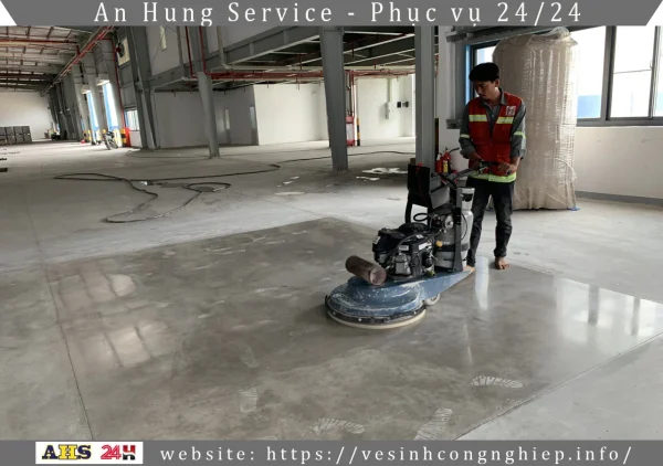 Đánh bóng sàn bê tông