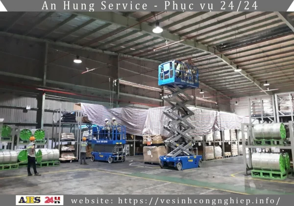 Quét mạng nhện nhà xưởng