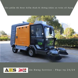 Xe quét rác đường phố