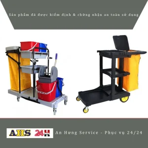 Xe đẩy làm vệ sinh
