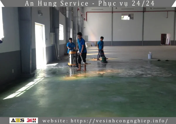 Dịch vụ chà sàn nhà xưởng