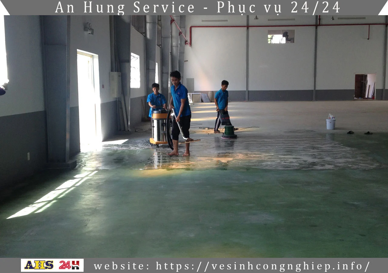 Dịch vụ chà sàn nhà xưởng