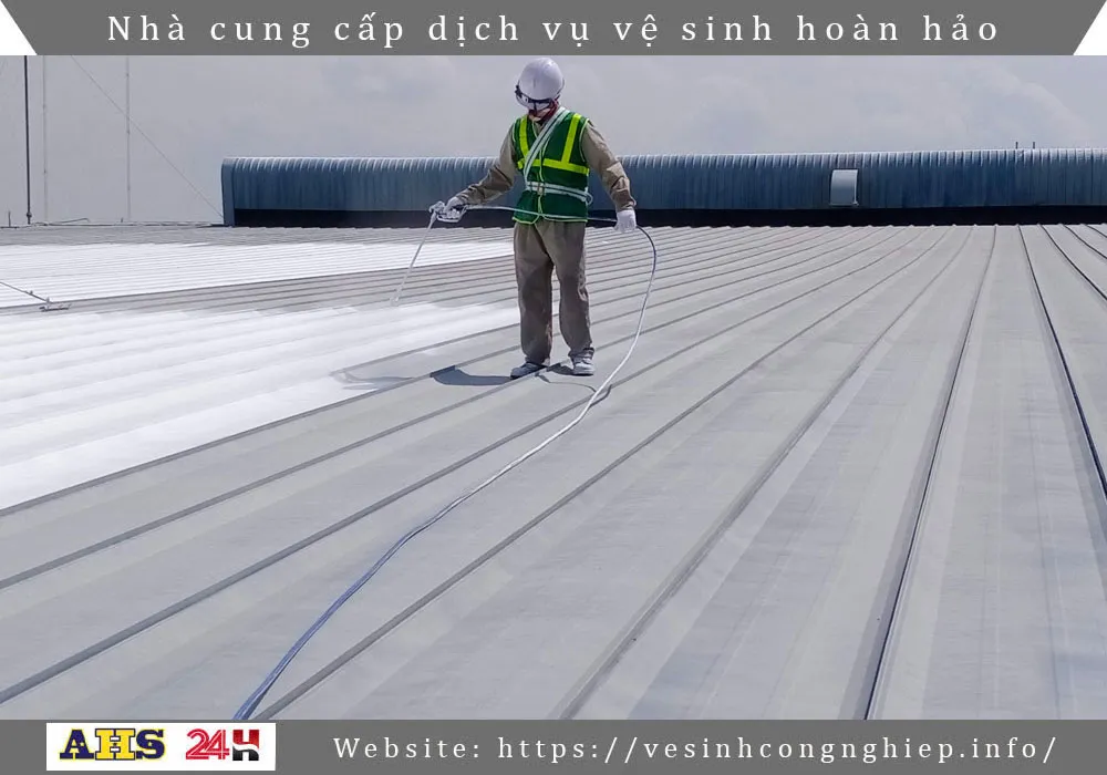 sơn mái tôn nhà xưởng
