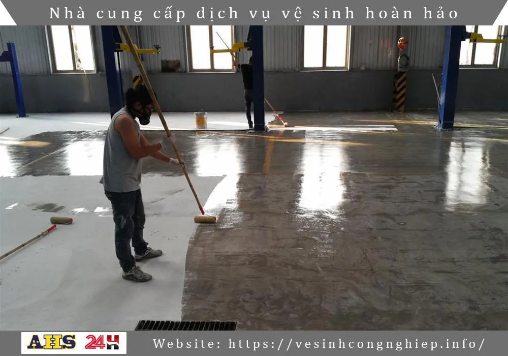 Sơn lớp bảo vệ chống thấm lên bê tông