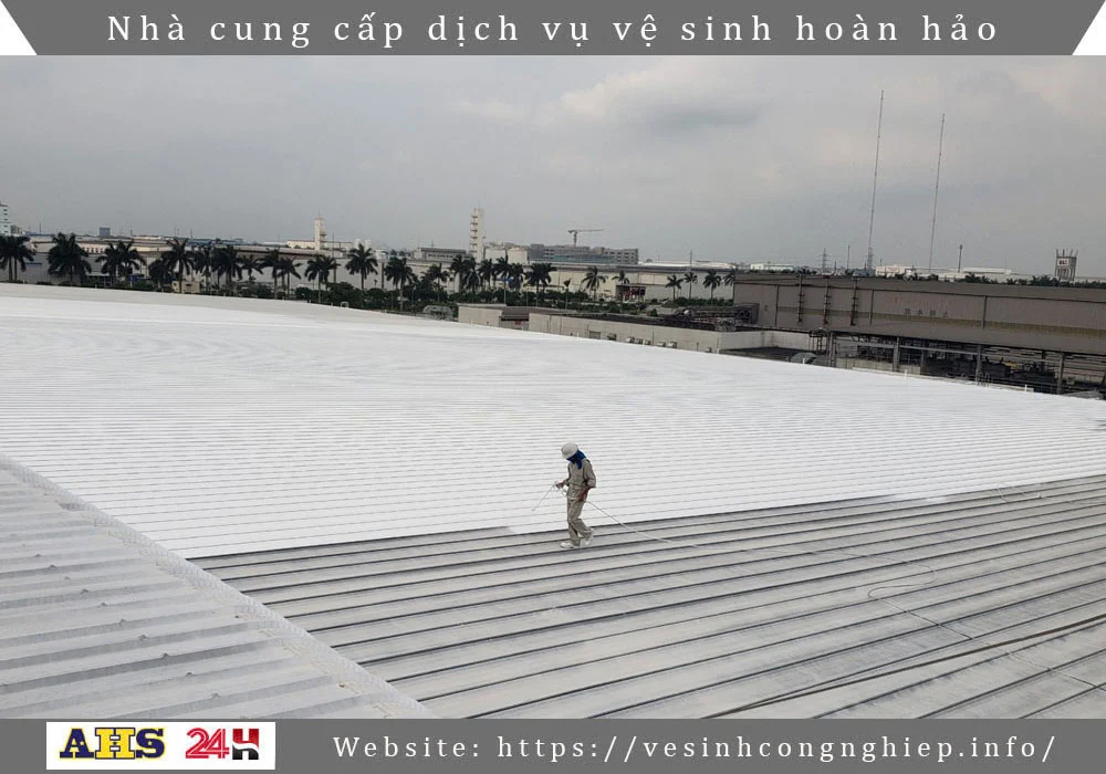 sơn mái tôn nhà xưởng
