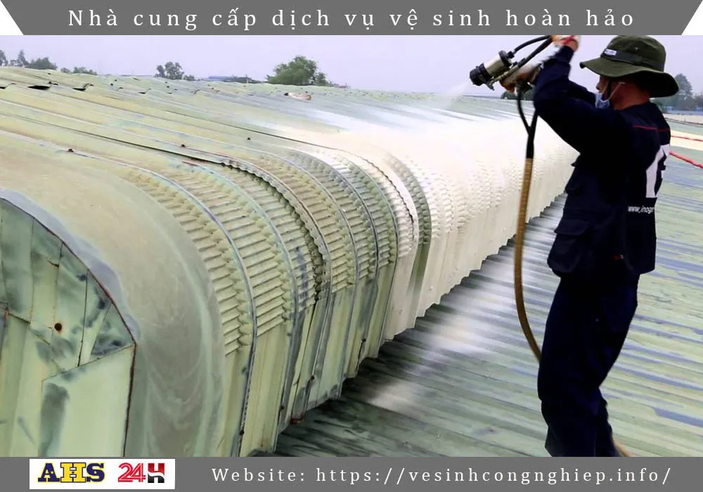 Sơn lại mái tôn nhà xưởng