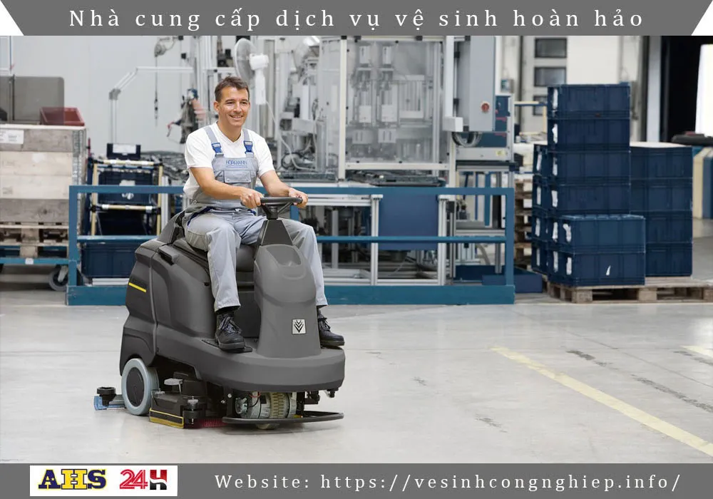 Máy chà sàn ngồi lái 