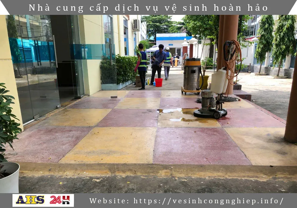 đánh bóng sàn đá mài