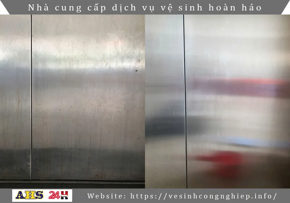 Trước và sau khi vệ sinh