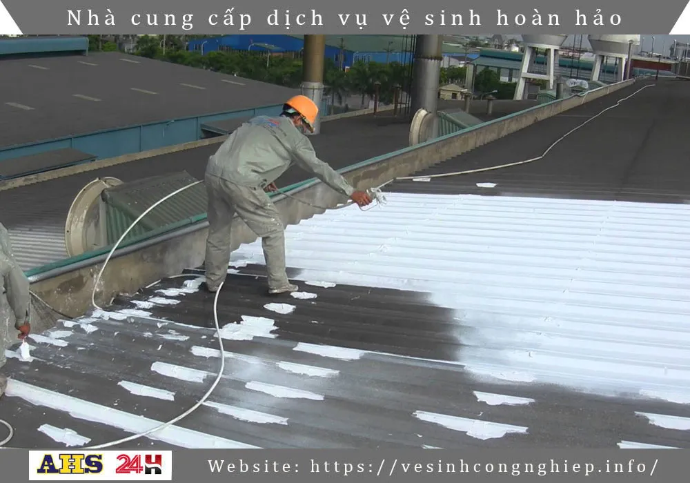 sơn mái tôn nhà xưởng