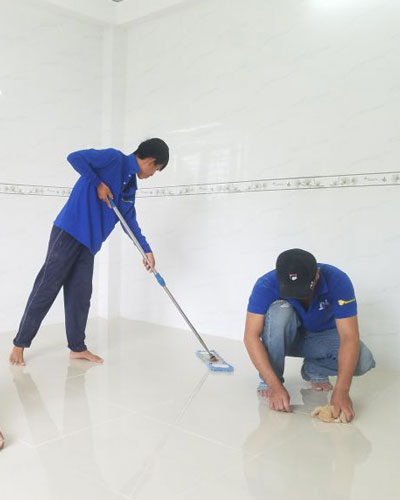 Vệ sinh hành lang, lối đi