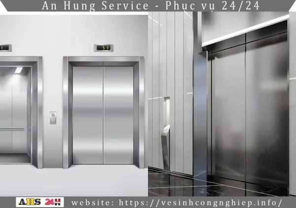 Bí mật cách đánh bóng thang máy inox sáng như gương soi