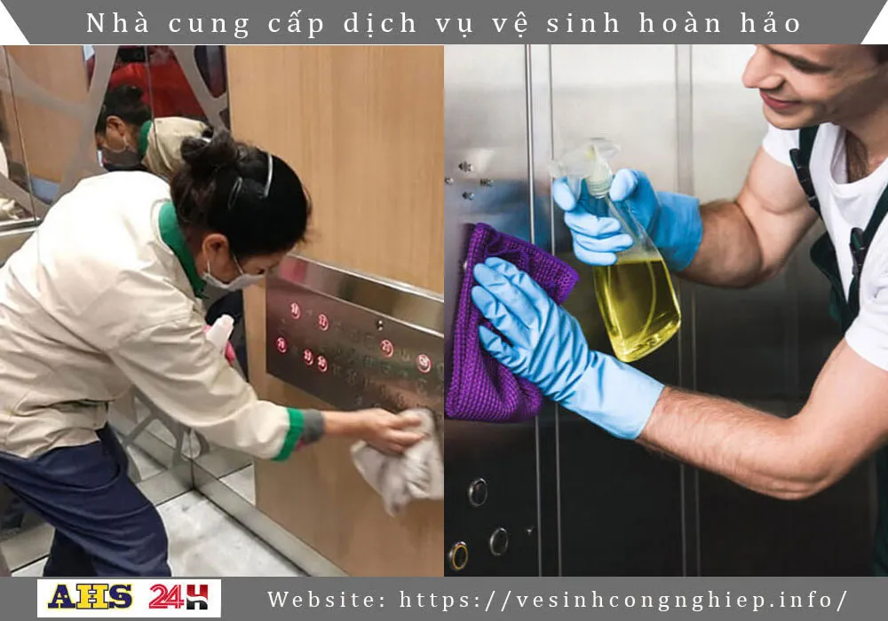 Bí mật cách đánh bóng thang máy inox sáng như gương soi 3 Sử dụng hoá chất mạnh vệ sinh