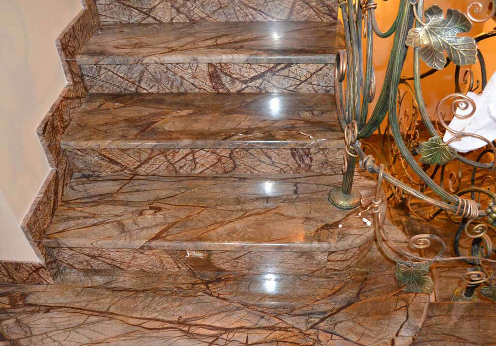 Đánh bóng cầu thang đá Marble 8 Cầu thang đá Marble